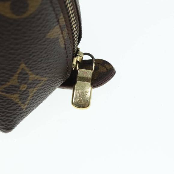 LOUIS VUITTON Monogram Trousse Demi Ronde Cosmetic Pouch M47520 LV Auth 89922 - Picture 8 of 16
